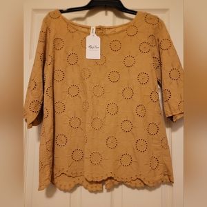 Made in Italy 100% cotton blouse